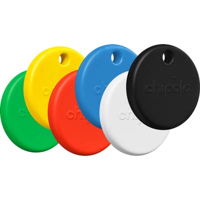 Chipolo POP 6-Pack Zwart, Wit, Gekleurd