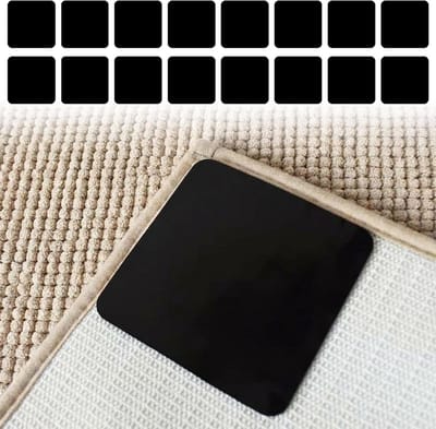 SolidKeus - 16-delige Antislip Tapijtvastzetpads voor Houten en Tegelvloeren