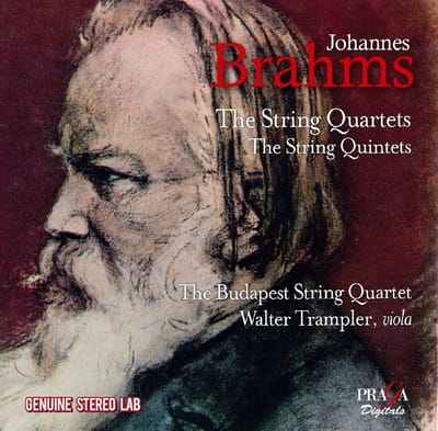 Budapest String Quartet, Walter Trampler - Brahms: The String Quartets - The String Quintets (2 CD)