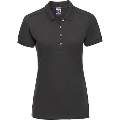 Damespolo Russell Athletic Fitted Stretch
