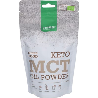 Purasana MCT Olie Poeder Biologisch 200 gr