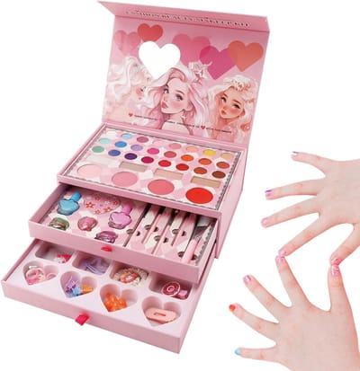 Kinderen Make-up Set - Speel Make-up - Fantasie Spel - Wasbaar Ontwerp - 25 cm