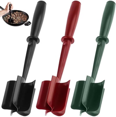 Ibenzoa® Drie Stuks Multifunctionele Vleesmolen met Hittebestendige Stamper - Perfect voor Vlees, Groenten en Kalkoen