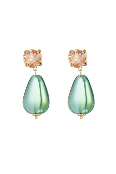 Statement Oorbellen Wonderland - Groen