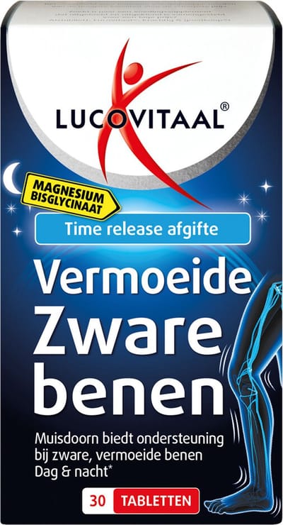 Lucovitaal Magnesium Vermoeide Zware Benen - 3 x 30 tabletten - Voordeelverpakking