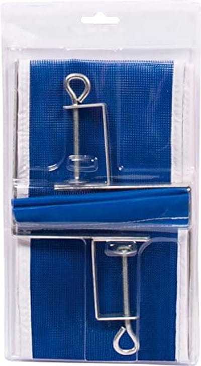 Tafeltennis Net - Pingpong Set - Sport Spelen - Eenvoudig Bevestigen - 45 cm - Blauw Wit