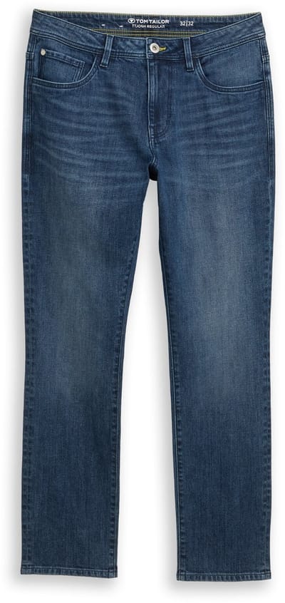 Tom Tailor - TTJOSH REGULAR SLIM-jeans - Maat 32/32 - mid stone bright blue denim