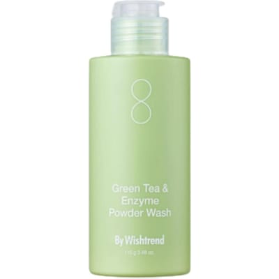 By Wishtrend Nettoyant Poudre Thé Vert & Enzymes 110ml pH Bas Nettoyant Exfoliant Doux