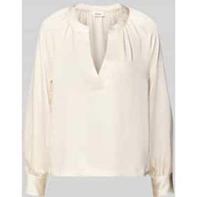 Oversized blousetop met cacharelplooi