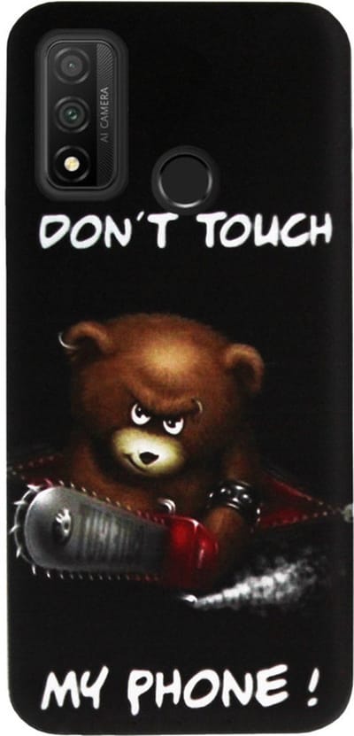 ADEL Siliconen Back Cover Softcase Hoesje Geschikt voor Huawei P Smart 2020 - Don't Touch My Phone Beren