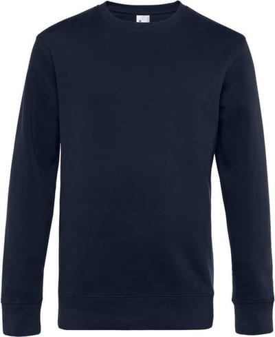 B&C Heren Koning Bemanningstrui (Marineblauw)