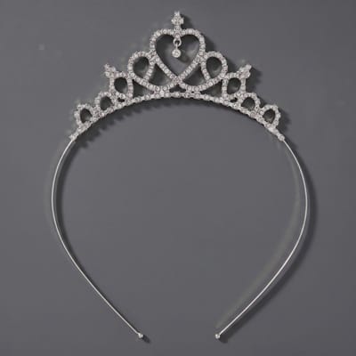 Kroon voor dames-Prinsessenkroon-Diadeem-Kroon-Strass-Elegant en Duurzaam - Geschikt voor Verschillende Gelegenheden-Haarsieraad-Stijl 7