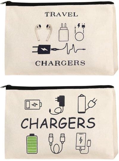 Gepersonaliseerde make-up tas voor reizen met 2 compartimenten
