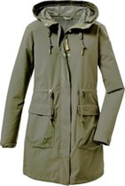 Killtec dames Parka softshell Jas GS 99 37955 licht groen - maat 48