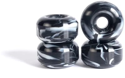 Yocaher Qball Skateboardwielen Zwart 52 x 31 mm