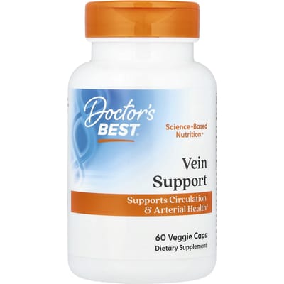 Doctor's Best, Adersondersteuning, 60 Plantaardige Capsules
