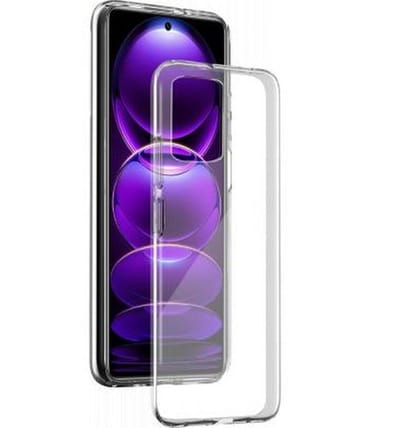 Bigben Connected, Hoesje geschikt voor Xiaomi Redmi Note 12 - Flexibel & Dun, Transparant
