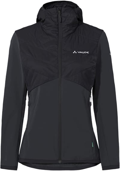 VAUDE Brenva-jas, buitenjas, dames outdoor sportjasjes, niet-waterdicht, niet-winddicht, capuchon, slim fit