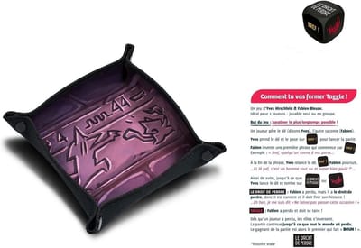 Dobbelsteenbak - Dobbelspel accessoires - Spelplezier thuis - Opvouwbaar ontwerp - 25 cm breed - Runrun 2