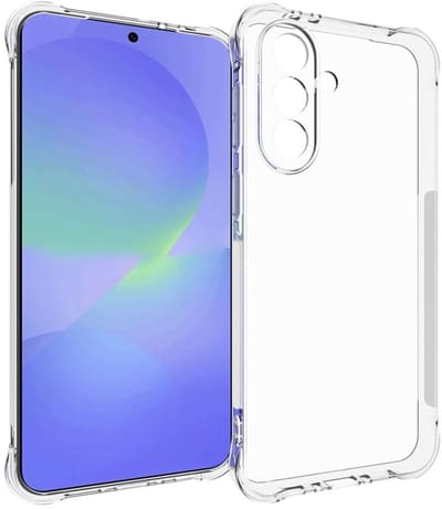Coverup Hoesje - Geschikt voor Samsung Galaxy A37 Hoesje - Coverup TPU Back Cover met AirBag Corners - Transparant