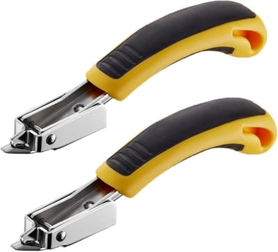 Niet Verwijderaar - Nietjes Trekker - Documenten Organiseren - Ergonomische Handgreep - 2 Stuks - Grijs