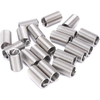 20 Stuks Draadinzetstukken Mannelijk Vrouwelijk Reductiemoer Reparatiegereedschap RVS Bevestigingsmiddel M14x23D