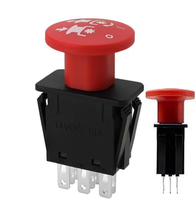 Koppelingsknop Grasmaaier - Tuingereedschap Onderdeel - Gazon Onderhoud - Precisie Stabiliteit - 8.5 x 5.5 x 4.5 cm