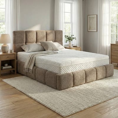 Mörgenn Bed Calma - Luxe Bedframe met Opbergruimte - Antelope (Anthology 04) - 160x200 cm - Zonder Matras