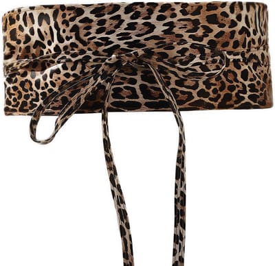 Verstelbare brede luipaardriem voor dames, elegant en modieus, perfect voor dagelijks gebruik en speciale gelegenheden, cadeau-idee