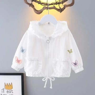 Meisjesjas Kinderen Lente en Herfst Cartoon Baseballjack Top met Lange Mouwen 140