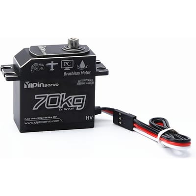 GX3370BLS 70KG digitale servo IP67 waterdichte stuurservo 180 graden volledig metalen behuizing roestvrij staal