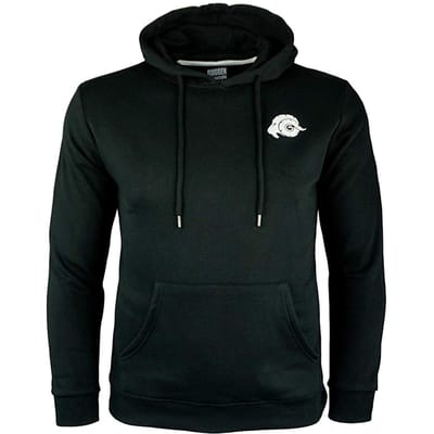 Heren Wandelhoodie Fleece Hoodie Outdoor Zwart
