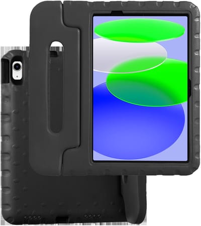 Hoesje Geschikt voor Apple iPad A16/A18 (2025/2026) - 11 inch (11e & 12e generatie) - Kinderhoes Shockproof Bumper - Kidsproof Case - Tablet Hoes - Kinder Hoes Cover - Zwart