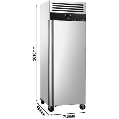 GGM Gastro Bäckerei-Kühlschrank Edelstahl ECO - EN 600x800 - 600 Liter - mit 1 Tür Zilver