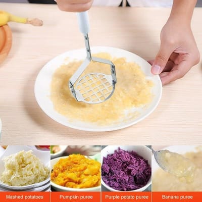 Aardappelstamper - Aardappelpuree - Fruit gereedschap - Aardappelmolen - Roestvrij staal - Huishoudelijke Handleiding