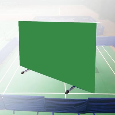 Tafeltennishekken - Sport afscheiding - Speelveld indelen - Opvouwbaar ontwerp - 140 x 75 cm - Groen