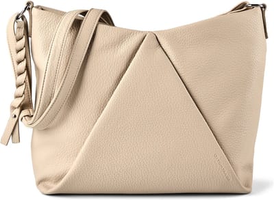 TOM TAILOR schoudertas Danica Hobo Bag Beige