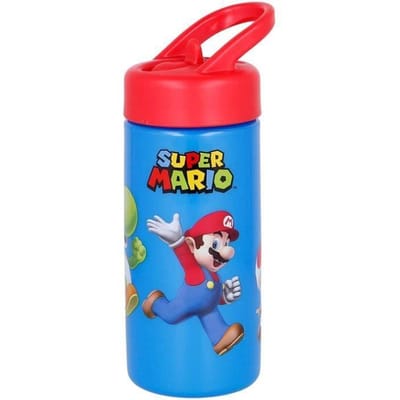 Bouteille d'eau - STOR - Super Mario - Bleu - Plastique sans BPA - Pour enfants bleu