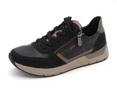 Rieker Sneakers - Dames - Zwart - Maat:36