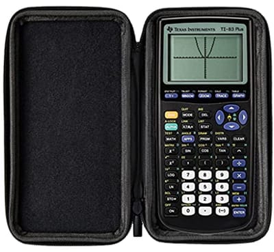 Beschermhoes voor Grafische Rekenmachine - Blauw Compatibel met TI-84 Plus