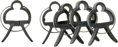 Nature Plantenclip - Klim-En Geleide Artikel - 0.5x3x4.3 cm Groen 10 stuks Ø24