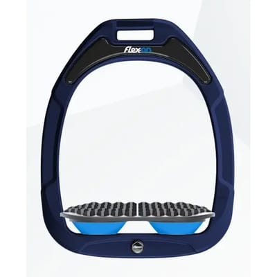 Endurance stijgbeugels Marine/Grijs/Blauw Flex-On Green Composite
