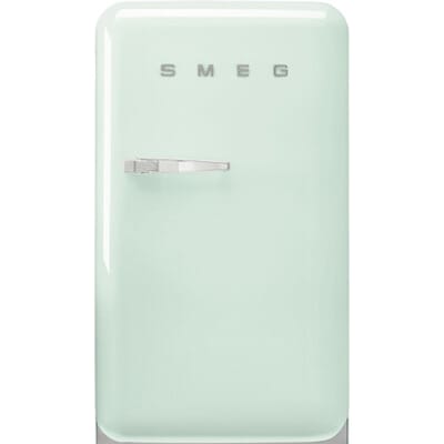 SMEG Koelkast Retro Vrijstaande ijskast Koelkast, Jaren 50, Enkeldeurs, Vrijstaand , Positie scharnier: Rechts, Watergroen