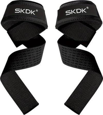 Nivard Wrist Wraps - Lifting Straps - Crossfit Grips - Polsband - Krachttraining - Fitness - Deadlift - Sport - Zwart