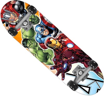 Marvel Avengers Skateboard Junior 71 X 20 Cm Zwart/rood
