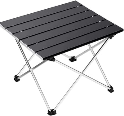 Famanu – Draagbare klaptafel - aluminium campingtafel - ultralicht - met tas - gemakkelijk te dragen - inklapbare tafel - perfect voor camping - picknick - koken - tuin - wandelen - reizen