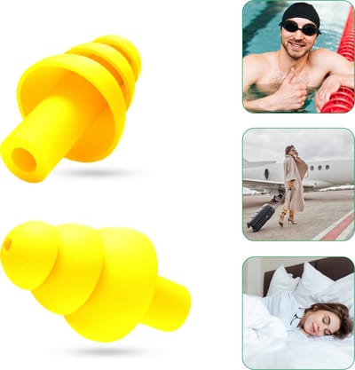 Vardaan Oordoppen Geel - Earplugs - Gehoorbescherming - Partyplugs - Snurken - Slapen - Herbruikbaar - In handig bewaardoosje - Geel