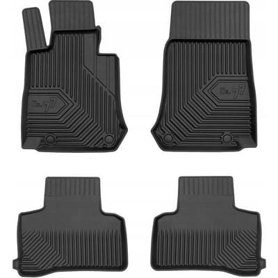FROGUM 77 Automatten - Geschikt voor MERCEDES-BENZ EQC N293 (vanaf 2019) - TPE Rubber - Zwart
