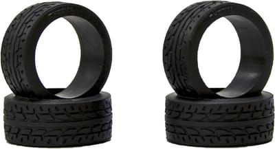 RC Banden - Mini-Z Banden - RC Auto Rijden - Radial Profiel - 20 Inch Velg - Zwart