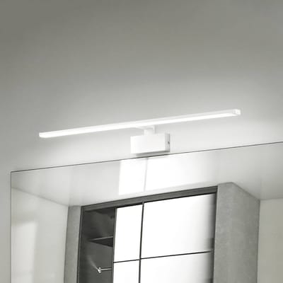 IDEAL LUX LED wandlamp Alma, wit metaal, breedte 81 cm